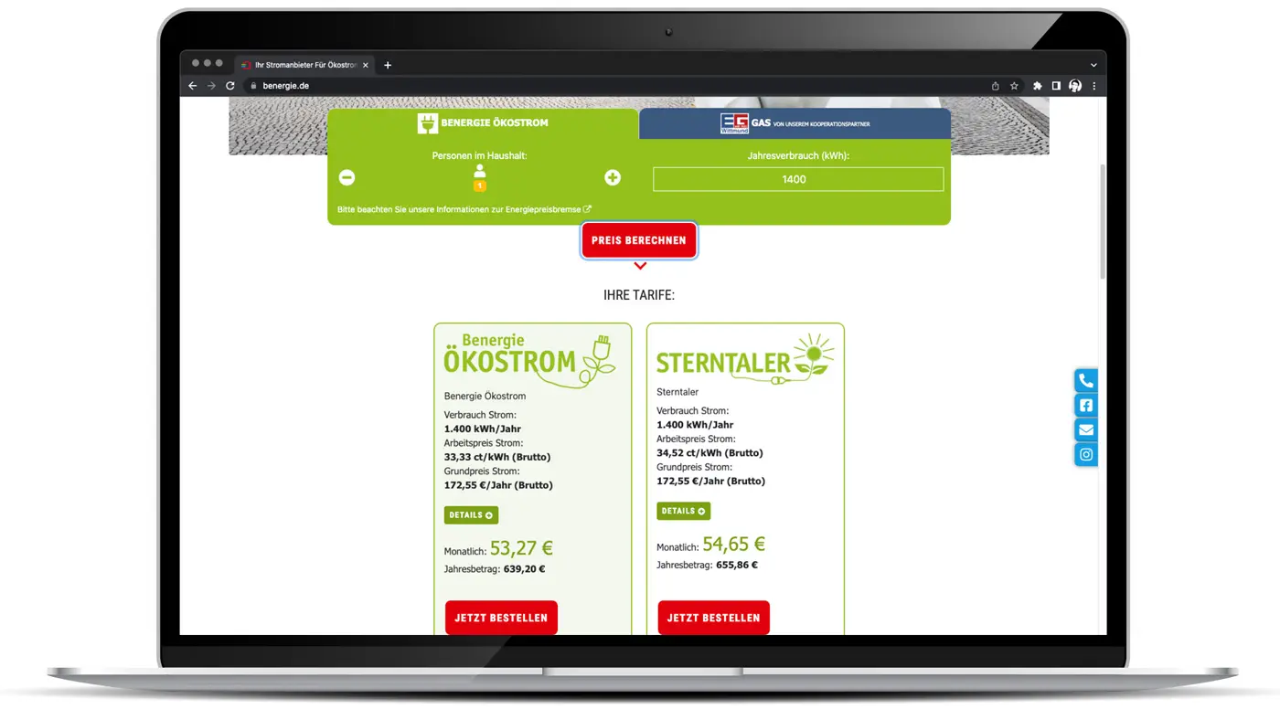 Benergie-Online-Tarifrechner-2023
